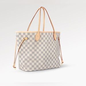 *New Never Used.   Louis Vuitton. Neverfull GM Damier Azur “Rose Ballerina”.